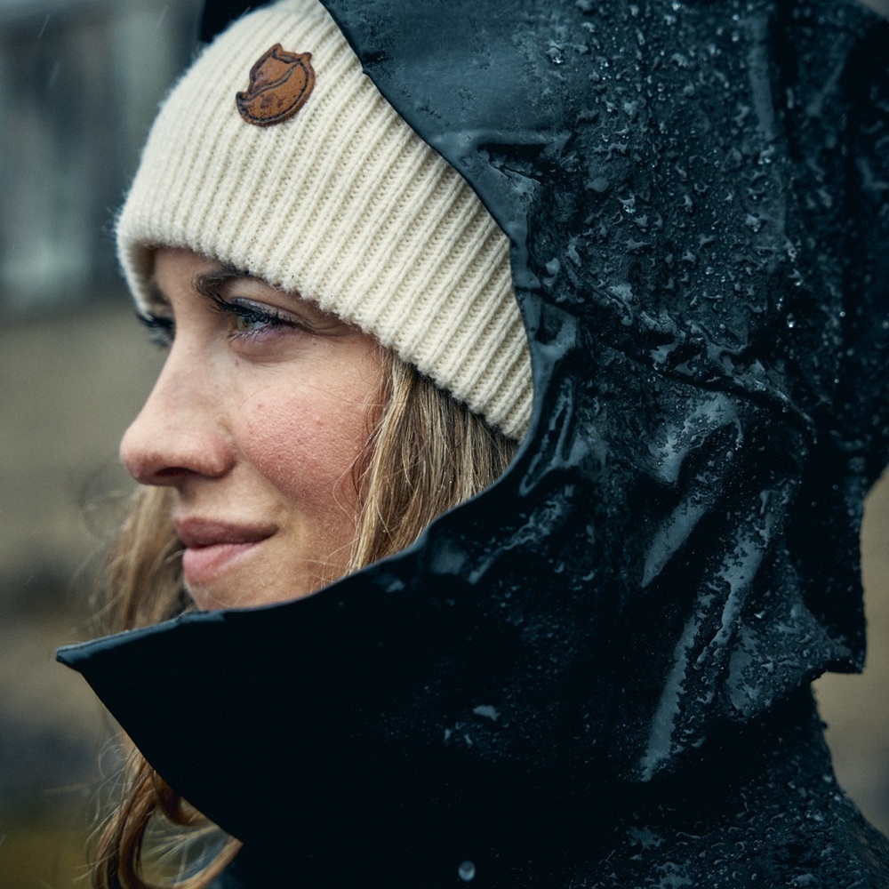 Fjällräven Keb Eco-Shell Waterproof Hooded Rain Jacket Black Women’s Small - Picture 15 of 16